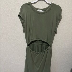 Aerie Olive Green Mini Dress